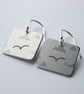 Cloud earrings with seagull - Image 1