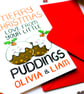 Personalised Christmas Puddings Card for Grandparents, Auntie, Uncle  - Image 8
