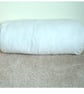 Bolster Cushion Cover 18"x8" White Brushed Cotton Round Cylinder Flannel Case - Image 4