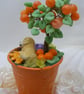 Orange Fruit Tree with sleeping Dog. - Image 2