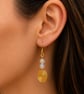 Hand Made Spiral drop earrings - Image 1