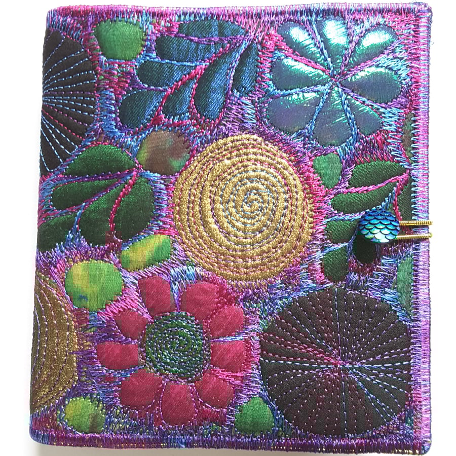 Textile Book Cover and Sketchbook