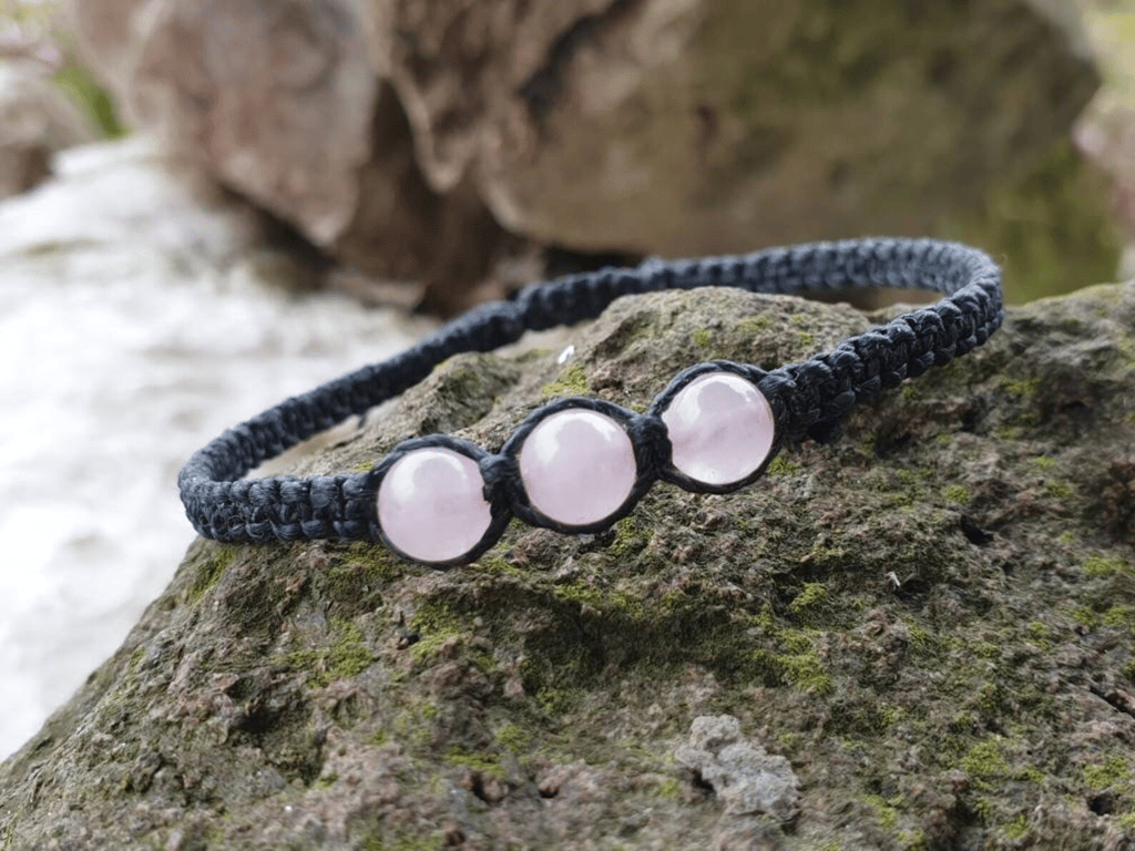 Rose Quartz Shambala Bracelet