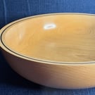 Hand-Turned Maple Wood Bowl – Natural Finish