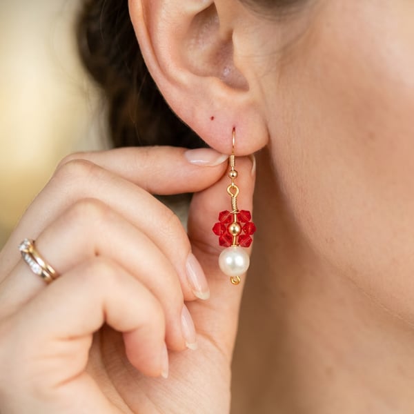 Hand made dangle earrings