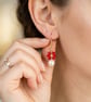 Hand made dangle earrings - Image 1