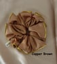 Gold Piping Edged XXL Scrunchies, Piping Trim Silky Satin Statement Scrunchies - Image 7