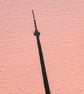 Emley Moor Tower at Dawn Painting - Yorkshire scene on small canvas - Image 5