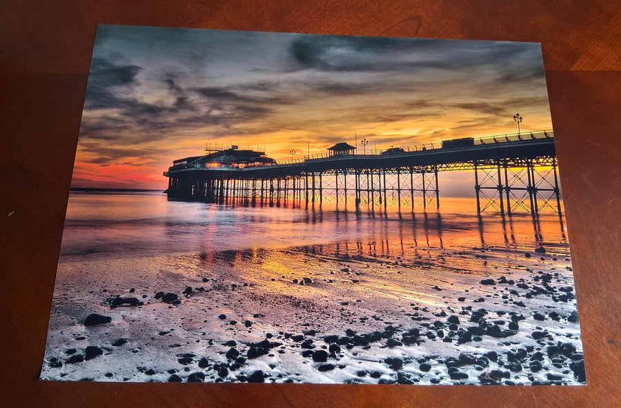 SUNSET IN NORFOLK PHOTOGRAPH 16x12