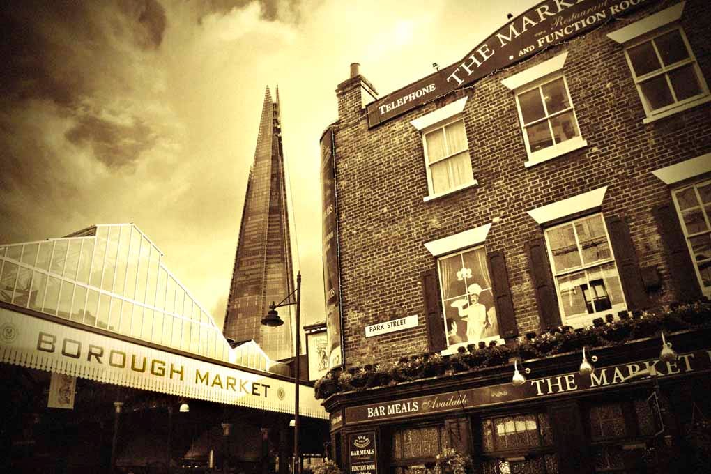 Borough Market The Shard London Photograph Print