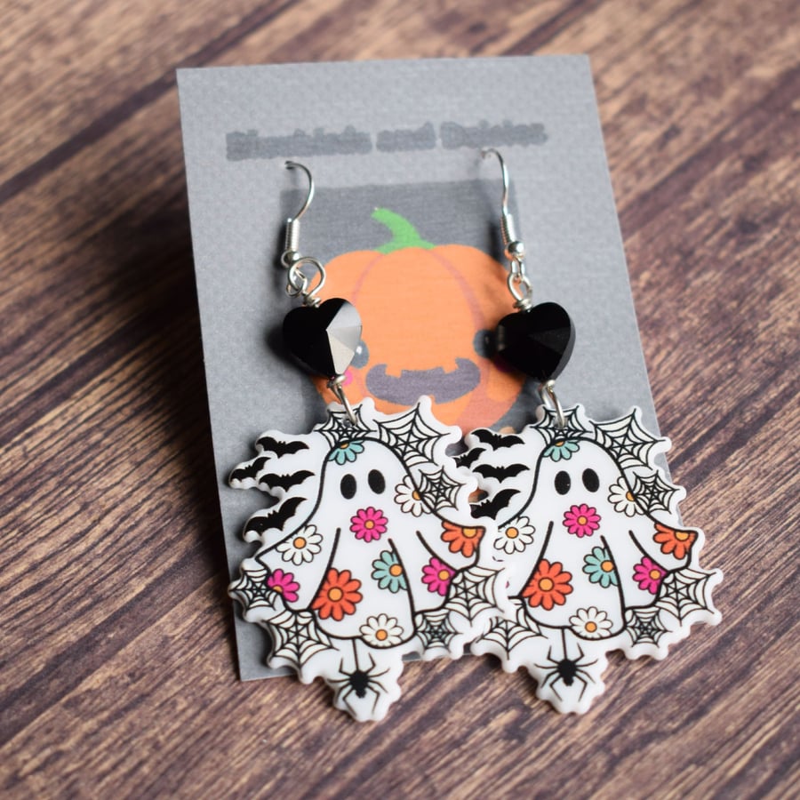 Cute Ghost Earrings, Perfect for Spooky Season and Halloween
