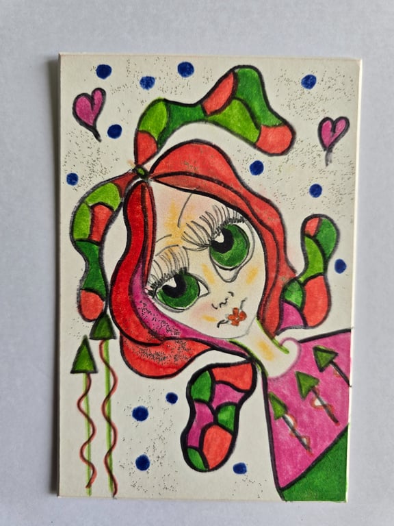 Christmas Fairy Drawing 
