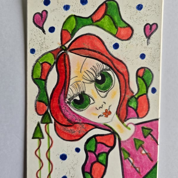 Christmas Fairy Drawing 