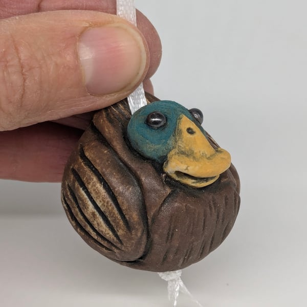 Duck - Little Creatures Range - on ribbon