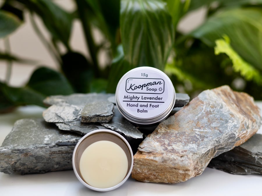 Mightly Lavender Vegan Handmade Hand and Foot Balm