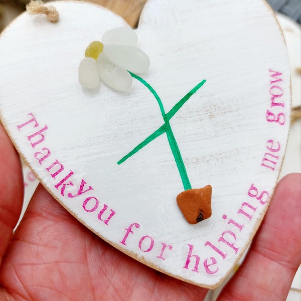 Sea Glass Decoration - Thank You Gift - Beach Glass Hanging Ornament