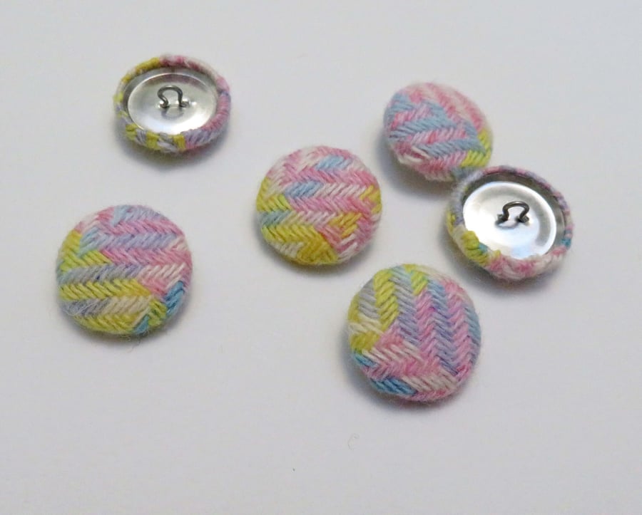 Pink and Yellow Buttons