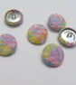 Pink and Yellow Buttons - Image 1