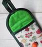 SOLD - Vegetables Glasses or Phone Case, Storage Pouch - Image 6