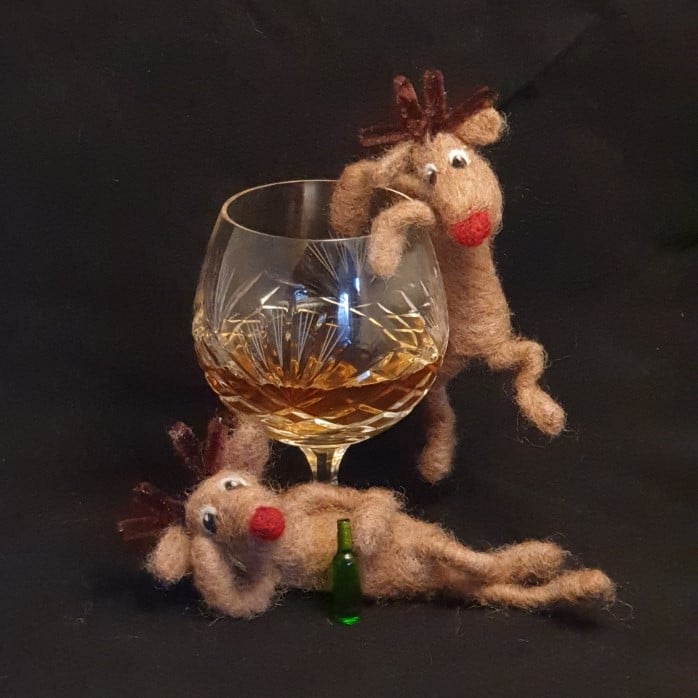 Kit - Reindeer Christmas Clinger Needlefelt