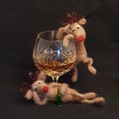 Kit - Reindeer Christmas Clinger Needlefelt
