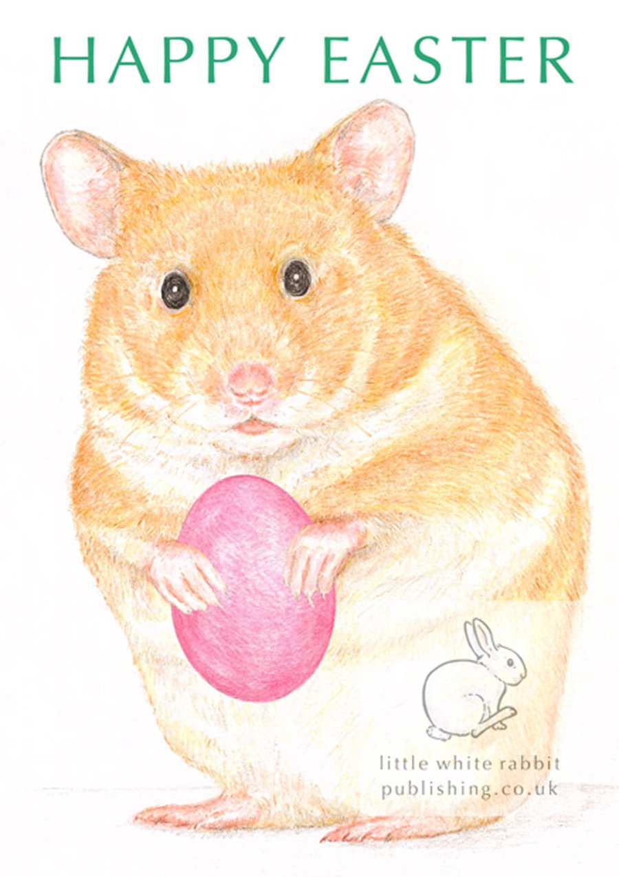Daisy the Hamster - Easter Card