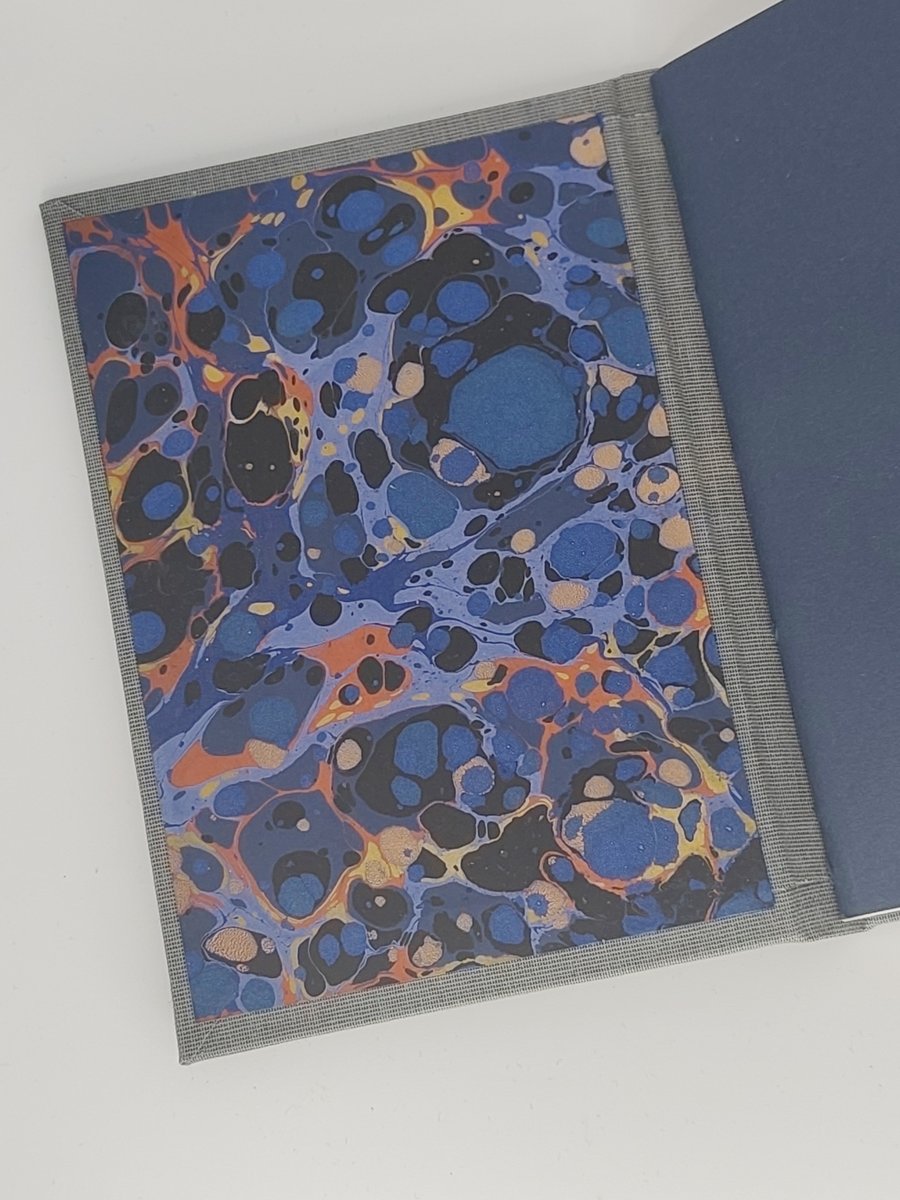 Handcrafted A6 notebook with recycled paper