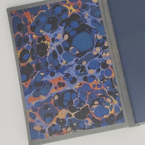 Handcrafted A6 notebook with recycled paper