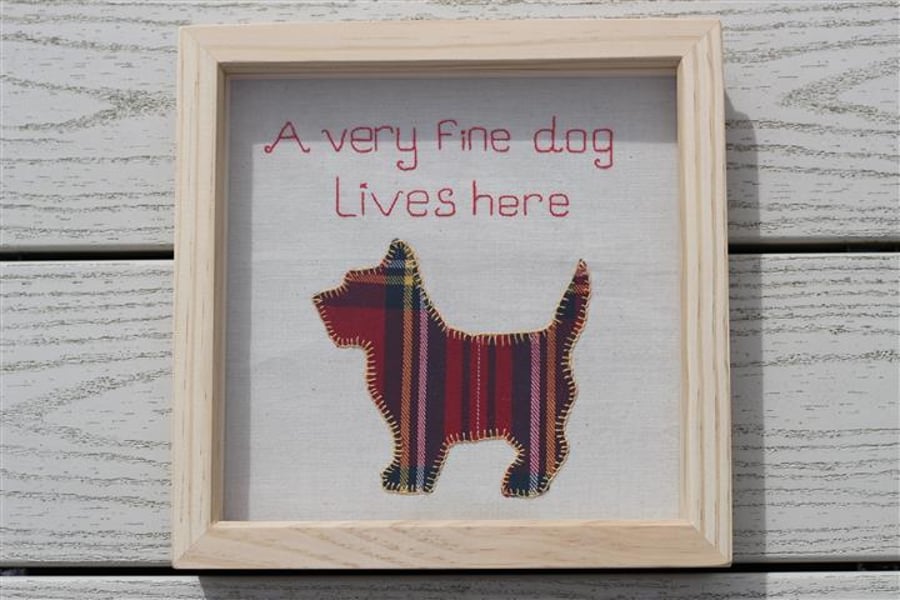 Scottie Dog Fabric Picture