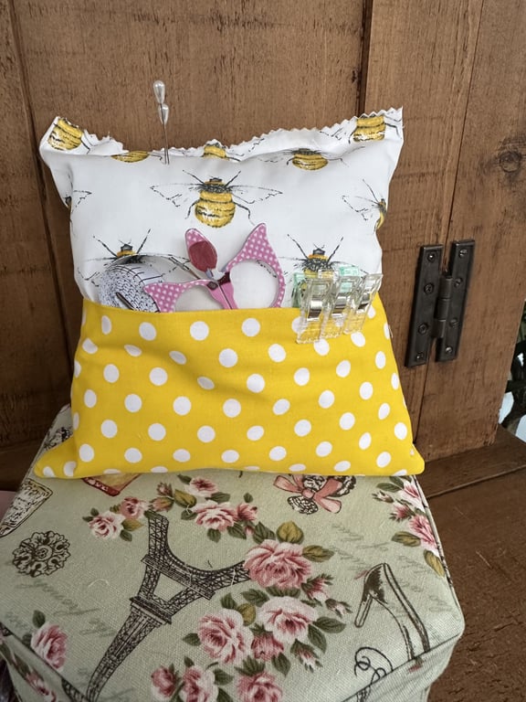Pin Cushion with Pocket, craft room item