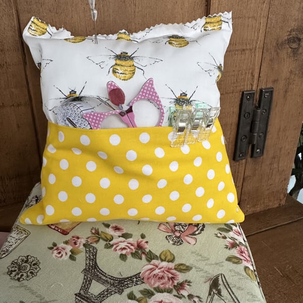 Pin Cushion with Pocket, craft room item