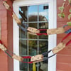 Christmas Garland Decoration paper chain style