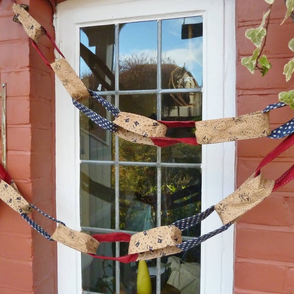 Christmas Garland Decoration paper chain style