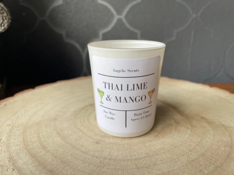 Thai Lime and Mango Soy Wax Candle