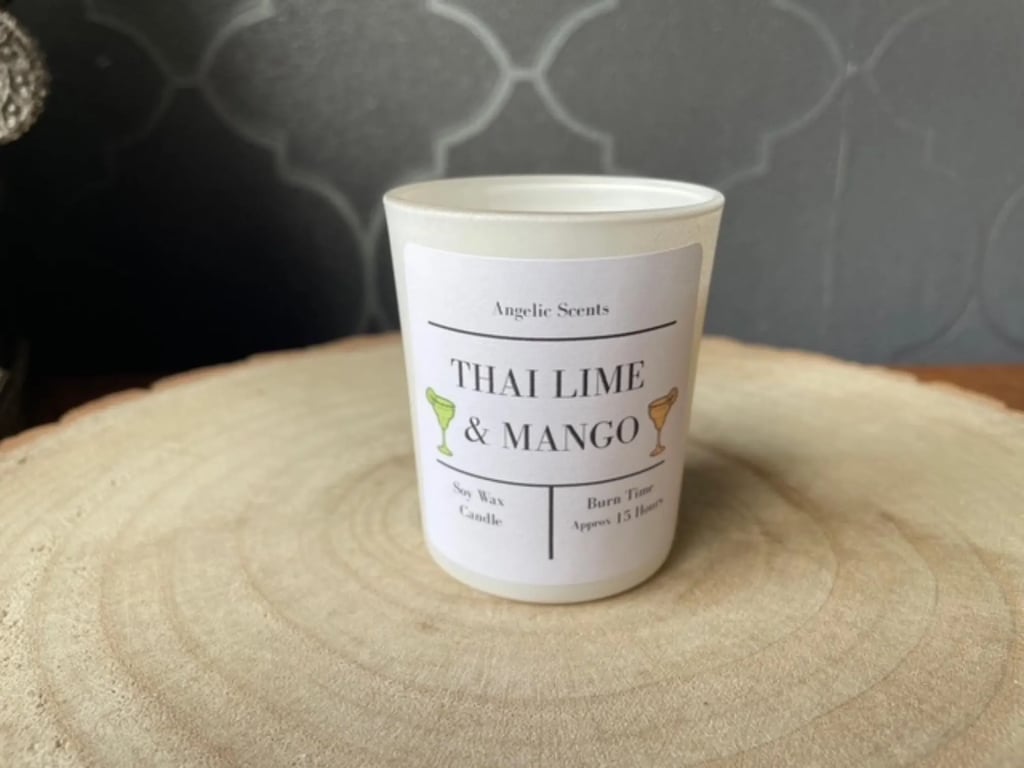Thai Lime and Mango Soy Wax Candle