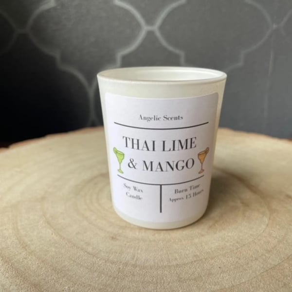 Thai Lime and Mango Soy Wax Candle