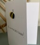 Fused glass bee  - Image 2