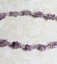 Lavender Amethyst Rectangles and Nuggets Endless Necklace 24 Inch - Image 5