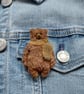 Oliver – The Woodland Wanderer Bear Brooch - Image 4