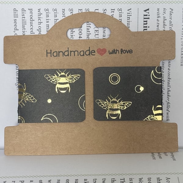 Golden Bee Magnetic Bookmarks (Pair)