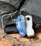 Handmade Drop Earrings, Broken Ceramic, Unique Earrings, Eco Gifts. - Image 2