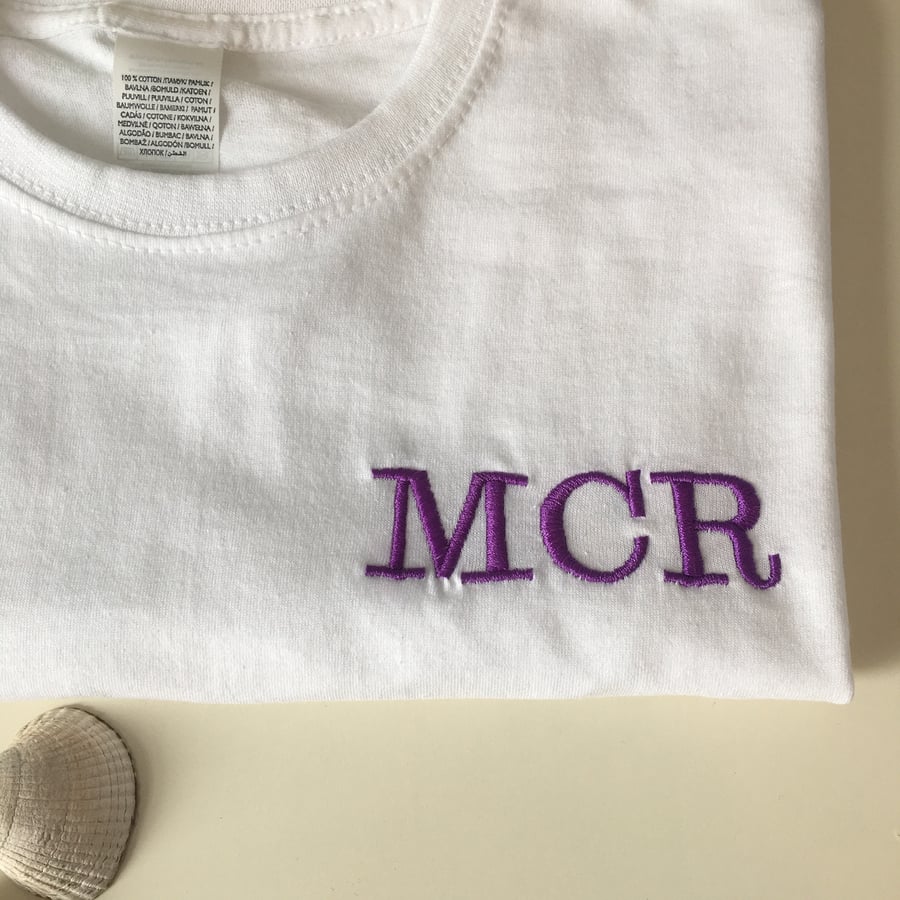 Children’s T shirts Embroidered personalised 