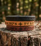 Personalised Leather Bracelet with Coordinates and Optional Secret Message  - Image 1