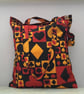 Large tote bag in a playing card fabric.