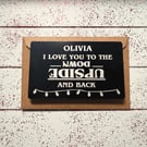 Personalised Stranger things Gift, Upside Down