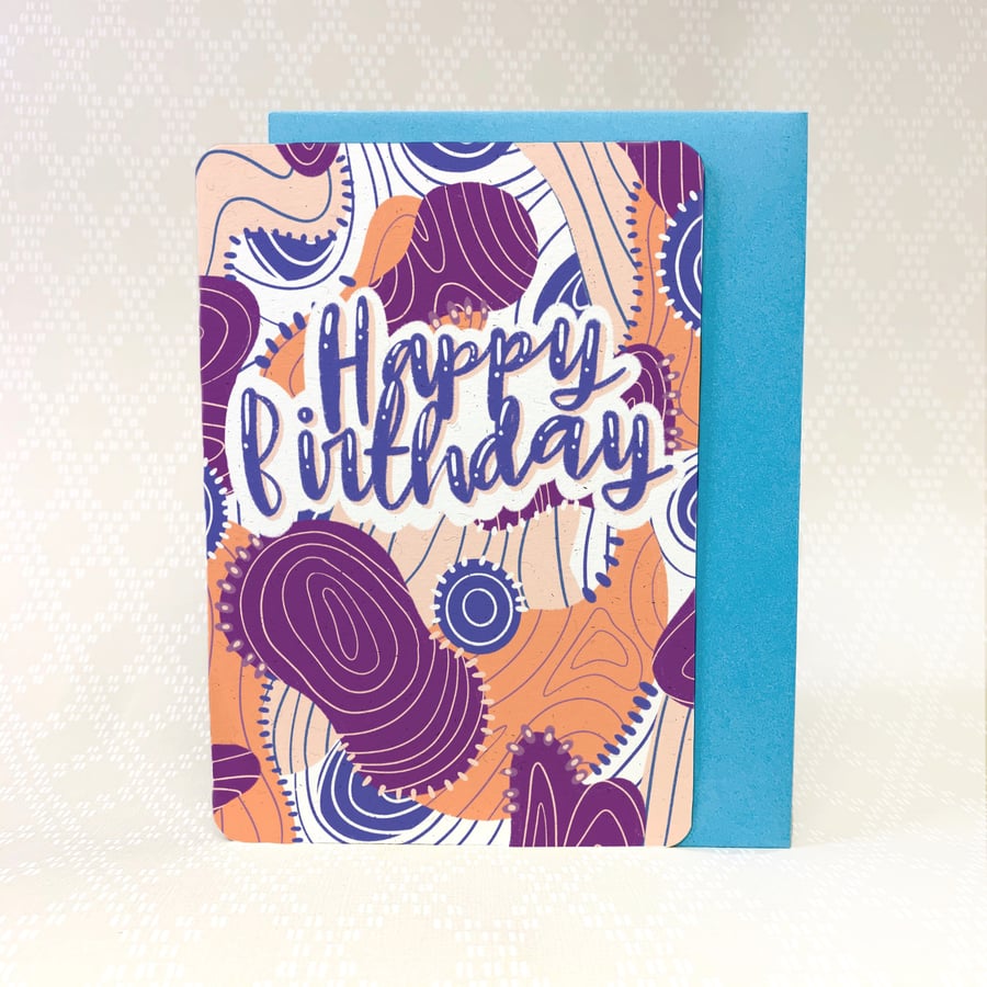 “Happy Birthday” Greetings card 