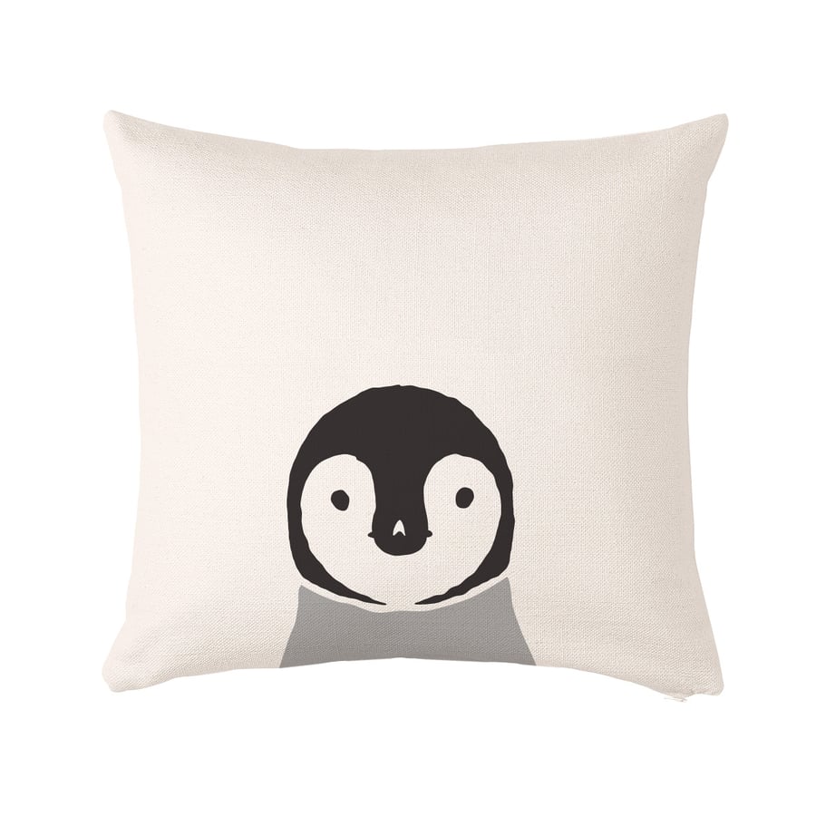 Penguin Cushion, cushion cover 50x50 cm (20x20")