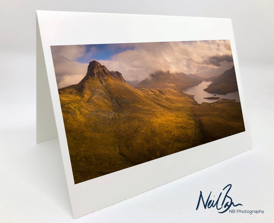 Stac Pollaidh - Scotland Greeting Card by Neil Barr