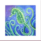 Spirit of Seahorse - Blank Card with Nature Spirit Totem message