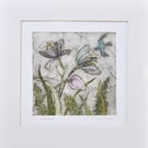 Astrantia - Original Handmade Collagraph.
